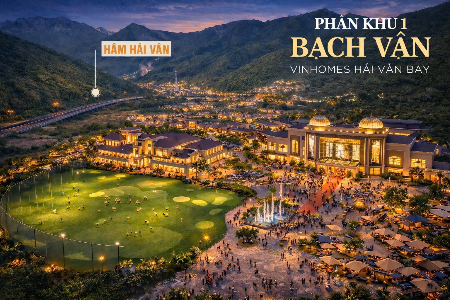 phân khu 1 bạch vân vinhomes hải vân bay